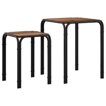 vidaXL Τραπεζάκι Πλευράς Παλαιωμένο ξύλο 41x40x50 εκ 1 τεμ.