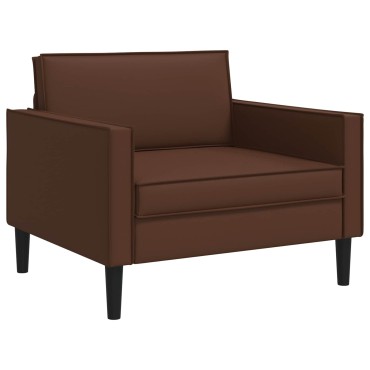 vidaXL Πολυθρόνα XL Καφέ Τεχνητό Δέρμα 105x84x91cm 1 τεμ.