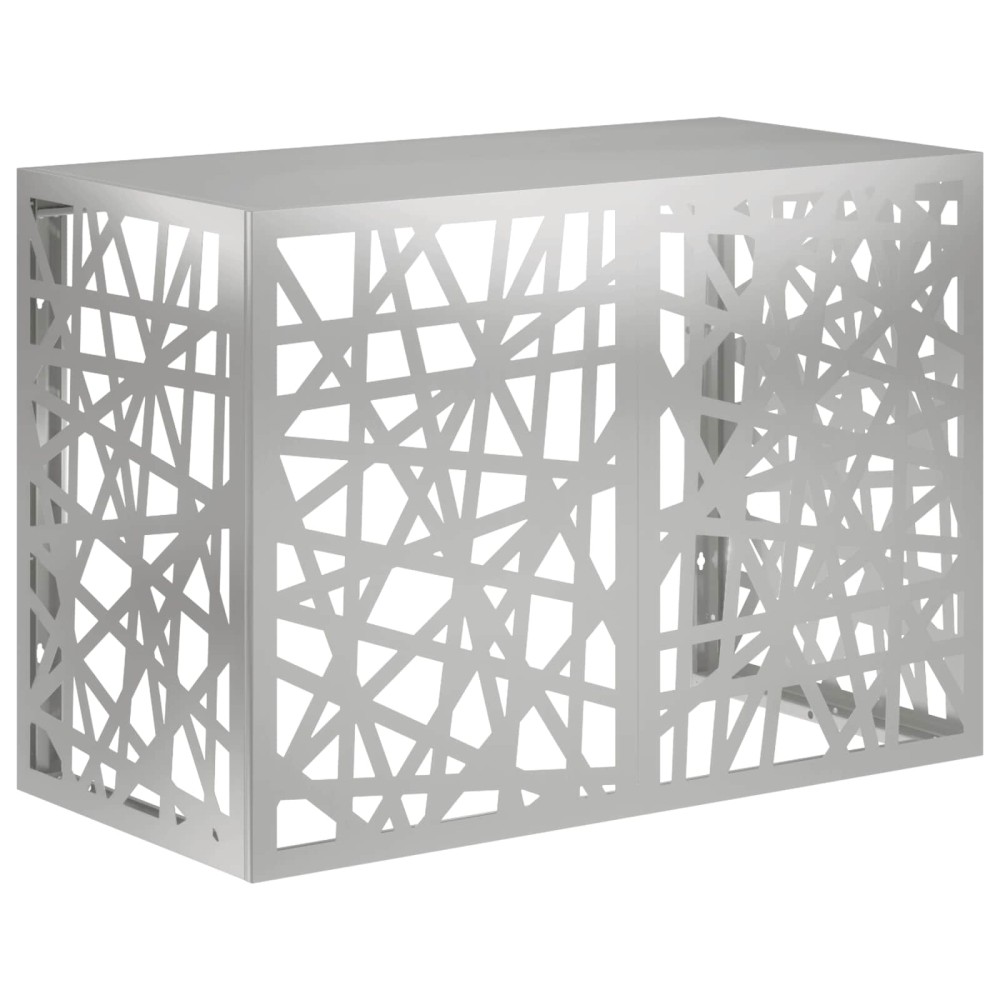 vidaXL Κάλυμμα κλιματιστικού Ασημί 100 x 50 x 70 cm