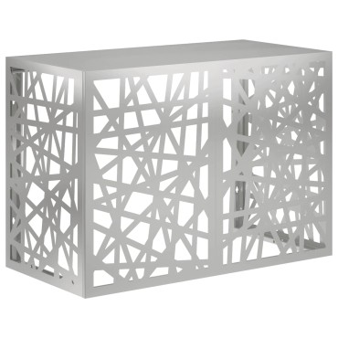 vidaXL Κάλυμμα κλιματιστικού Ασημί 100 x 50 x 70 cm