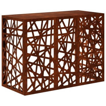 vidaXL Κάλυμμα κλιματιστικού Σκ rusty 110 x 50 x 80 cm