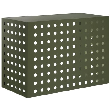 vidaXL Κάλυμμα κλιματιστικού Λαδί 100 x 50 x 70 cm Ατσάλι