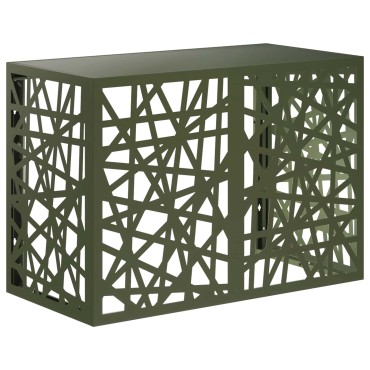 vidaXL Κάλυμμα κλιματιστικού Λαδί 100 x 50 x 70 cm Ατσάλι