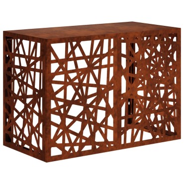 vidaXL Κάλυμμα κλιματιστικού Σκ rusty 100 x 50 x 70 cm