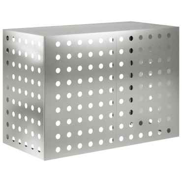 vidaXL Κάλυμμα κλιματιστικού Ασημί 100 x 50 x 70 cm