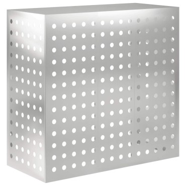 vidaXL Κάλυμμα κλιματιστικού Ασημί 110 x 50 x 105 εκ