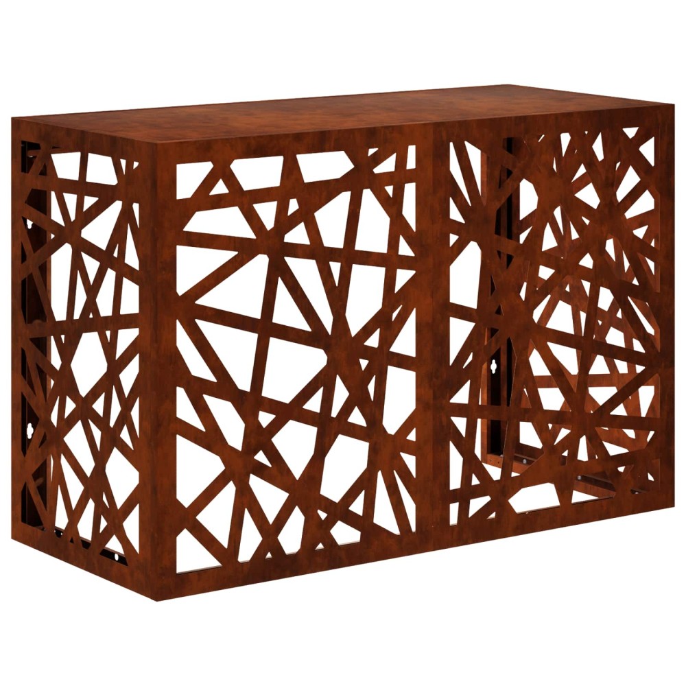 vidaXL Κάλυμμα κλιματιστικού Σκ rusty 90 x 40 x 60 εκ