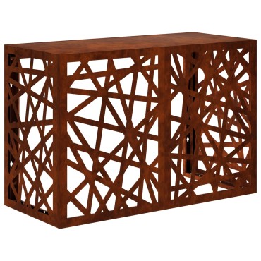 vidaXL Κάλυμμα κλιματιστικού Σκ rusty 90 x 40 x 60 εκ