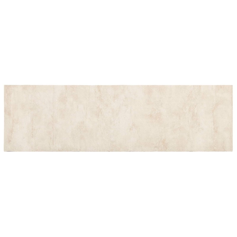 vidaXL Χαλί Κουζίνας κρεμ σκυρόδεμα 180 x 60 cm 100% Πολυαμίδιο