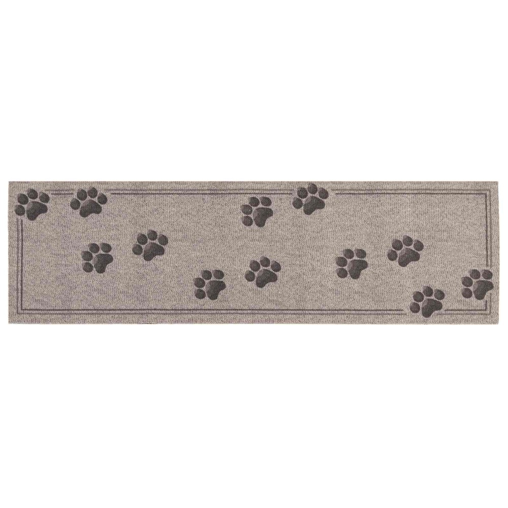 vidaXL Χαλί Κουζίνας Γκρι πατούσες 180 x 60 cm 100% Πολυαμίδιο