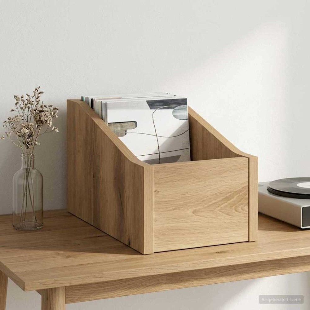 vidaXL Κουτί LP Artisan Δρυς 18 x 32 x 18 εκ. Επεξεργασμένο Ξύλο