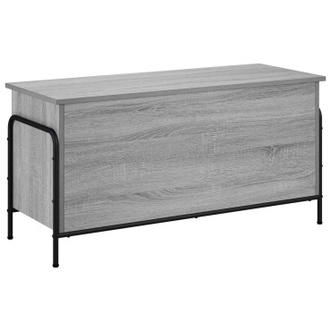 vidaXL Κουτί αποθήκευσης Γκρι Sonoma 80x40x49,5 εκ