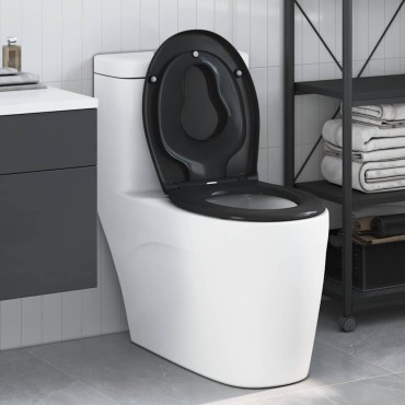 vidaXL Λεκάνη Μαύρο 47 x 37 x 4 εκ Δυροπλάστ