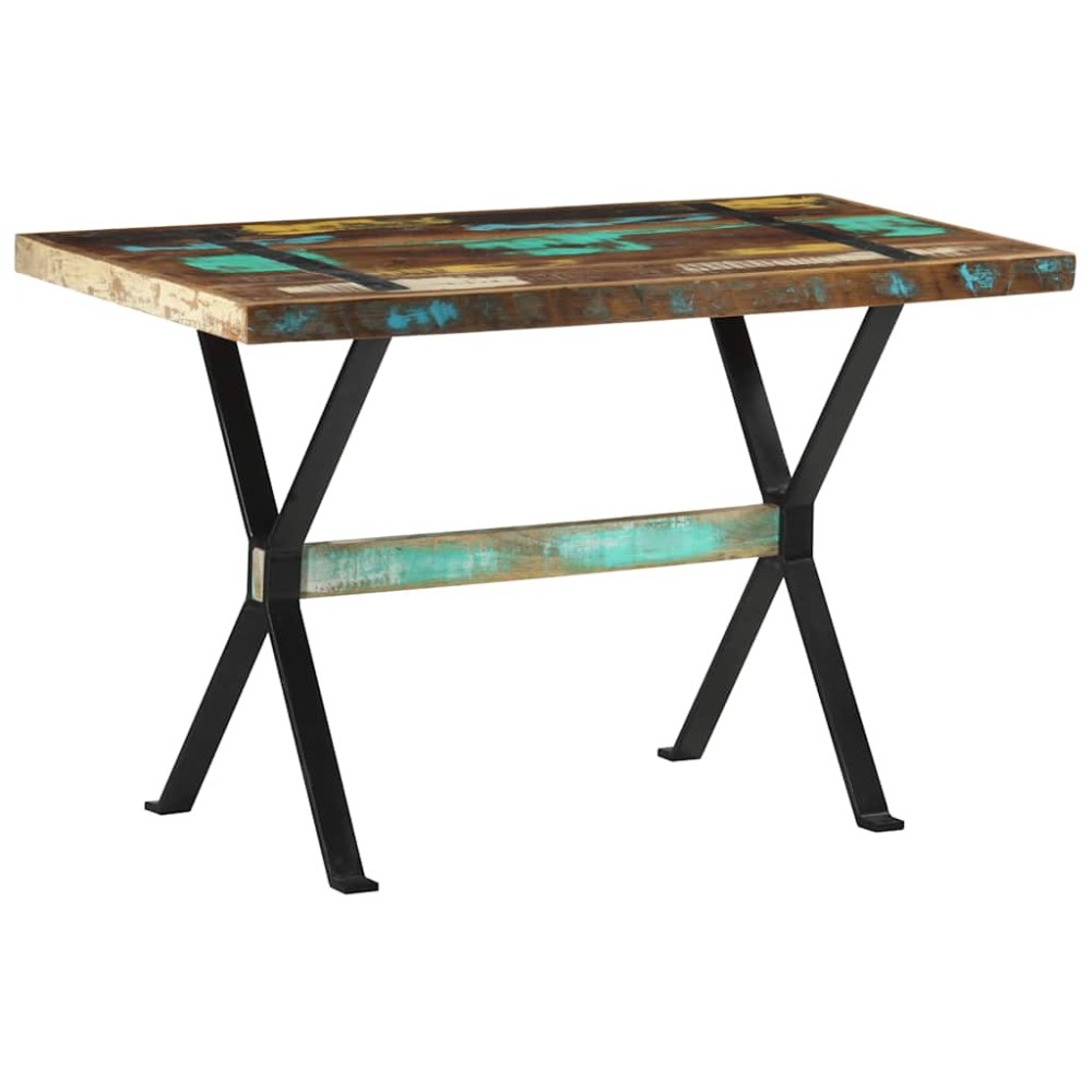 vidaXL Τραπεζαρία 120x60x76cm από Μασίφ Ανακυκλωμένο Ξύλο 1 τεμ.
