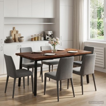 vidaXL Τετράγωνο Τραπέζι Φαγητού 160x70x75cm Στερεό Ξύλο Ακακίας 1 τεμ.