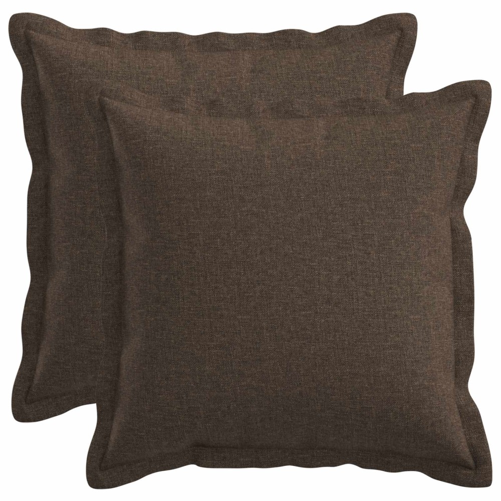 vidaXL Μαξιλάρι με μαξιλάρι HOUTEN 2 τεμ. Taupe Ψεύτικο Λινό