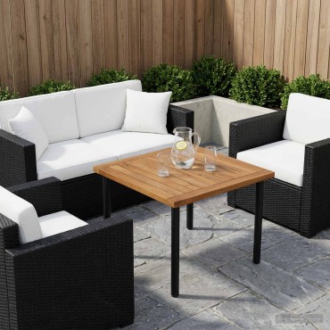 vidaXL Καπάκι τραπεζιού 48,5x49x2cm Ορθογώνιος Φυσικό