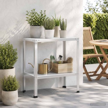 vidaXL Τραπέζι φύτευσης 60 x 40 x 80 εκ Χάλυβας με επίστρωση πούδρας