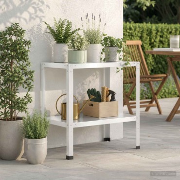 vidaXL Τραπέζι φύτευσης 60 x 50 x 80 cm Χάλυβας με επίστρωση πούδρας