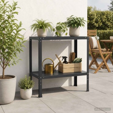 vidaXL Τραπέζι φύτευσης 60 x 50 x 80 cm Χάλυβας με επίστρωση πούδρας