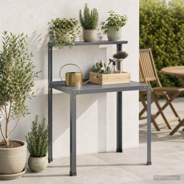 vidaXL Τραπέζι φύτευσης 60 x 50 x 104 cm Χάλυβας με επίστρωση πούδρας
