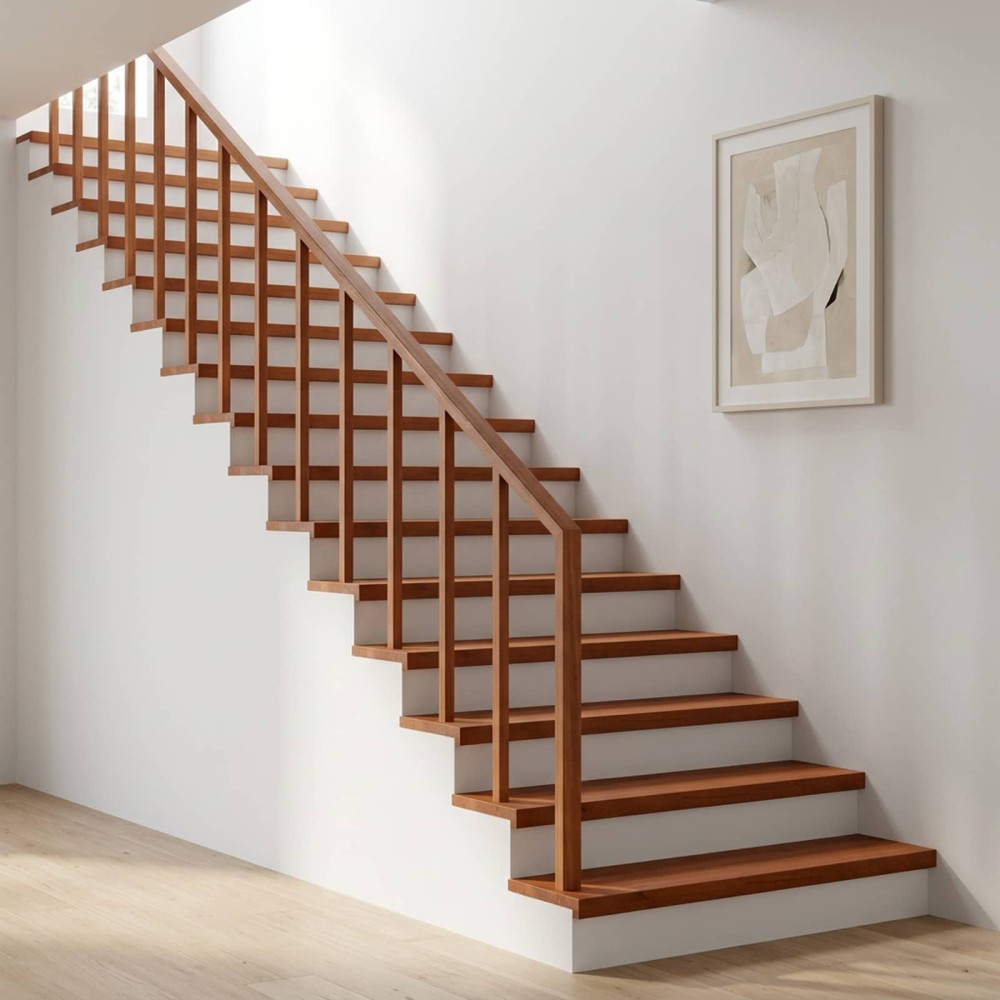 vidaXL Σκαλοπάτια 16 τεμ. 100 x 30 x 2 cm Καφέ Στερεό ξύλο οξιάς