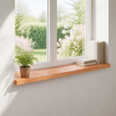 vidaXL Παράθυρα 2 τμχ. Λακαρισμένο 70 x 40 x 2 cm Στερεό ξύλο οξιάς