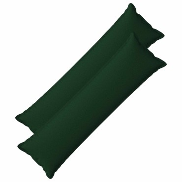 vidaXL Κάλυμμα Μαξιλαριού 2 pcs HOUTEN Σκούρο Πράσινο 40 x 145 εκ.