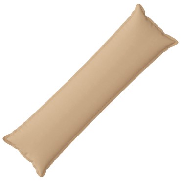 vidaXL Μαξιλάρι με μαξιλάρι HOUTEN Κρεμ 40 x 145 εκ. Ψεύτικο Λινό
