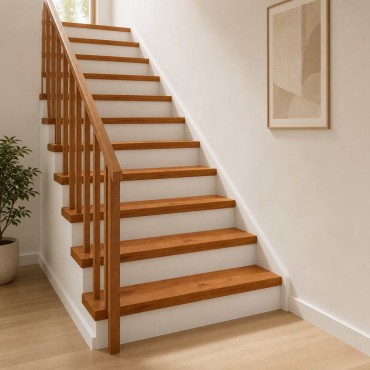 vidaXL Σκαλοπάτι 12 τεμ. 120 x 30 x 2 cm Καφέ Στερεό Ξύλο Δρυός