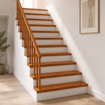 vidaXL Σκαλοπάτι 8 τεμ. 100 x 30 x 2 cm Καφέ Στερεό Ξύλο Δρυός