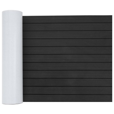 vidaXL Ματ Σκάφους Ριγέ Σκούρο Γκρι και Μαύρο 240 x 60 cm EVA