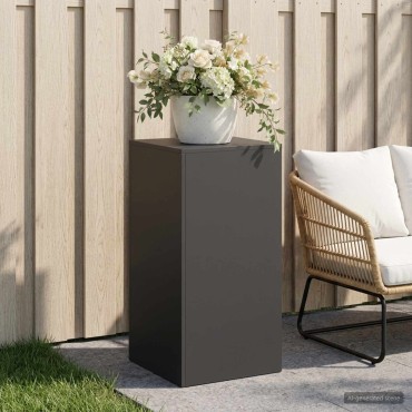 vidaXL Βάση φυτών Μαύρο 40 x 40 x 80 cm Ατσάλι