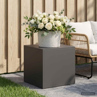 vidaXL Βάση φυτών Μαύρο 40 x 40 x 40 cm Ατσάλι