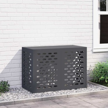 vidaXL Κάλυμμα κλιματιστικού Ανθρακί 100 x 50 x 70 cm