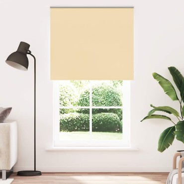 vidaXL Στόρι Ρόλερ Συσκότισης Μπεζ 125x230 εκ. Πλάτος Υφάσματος 121,6 εκ. Πολυεστέρας