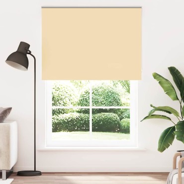 vidaXL Στόρι Συσκότισης Μπεζ 150x230 εκ. Πλάτος Υφάσματος 146,6 εκ. Πολυεστέρας