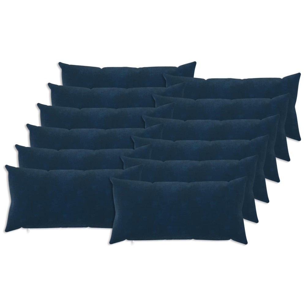 vidaXL Κάλυμμα Μαξιλαριού 12 pcs HEERLEN Μπλε 40 x 80 cm