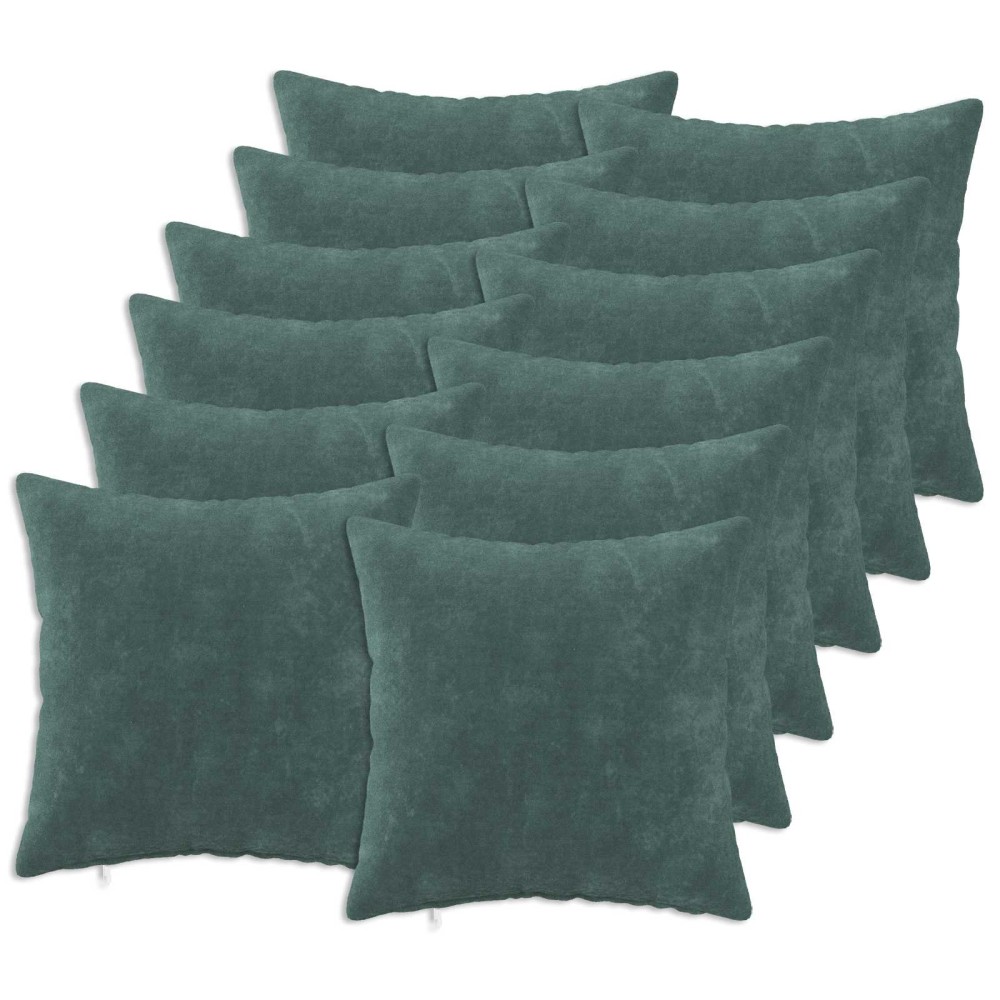 vidaXL Κάλυμμα Μαξιλαριού 12 pcs HEERLEN Θαλασσί 45 x 45 cm