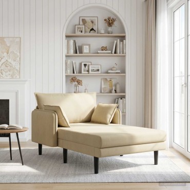 vidaXL Μεγάλο ανάκλιντρο Γκρι Πράσινο Βελούδο 114x173x86cm