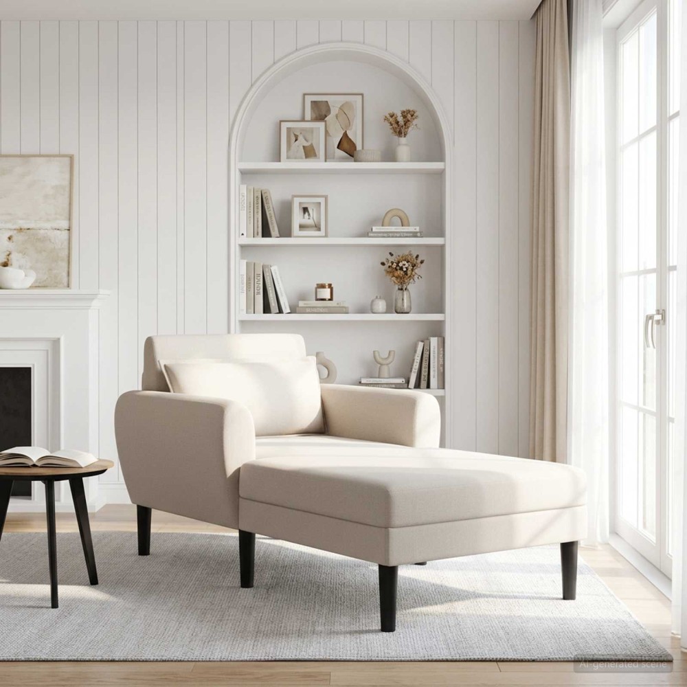 vidaXL Ανάκλιντρο Βρώμη Ανάγλυφο βελούδο 94x168x83cm 1 τεμ.