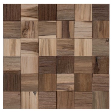 vidaXL Πάνελ Τοίχου 11 τμχ. Φυσικό 30 x 30 x 2 cm