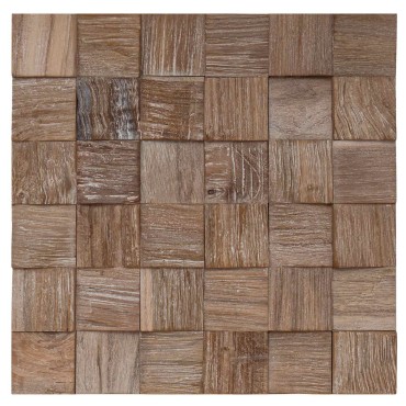 vidaXL Πάνελ Τοίχου 11 τμχ. Φυσικό 30 x 30 x 2 cm