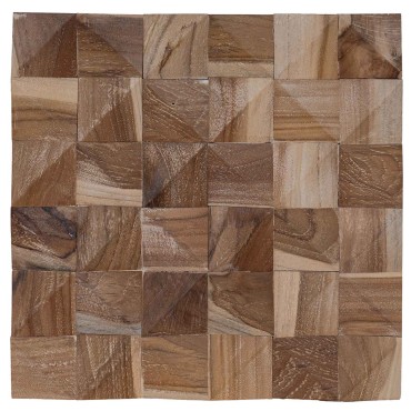 vidaXL Πάνελ Τοίχου 11 τμχ. Φυσικό 30 x 30 x 2 cm