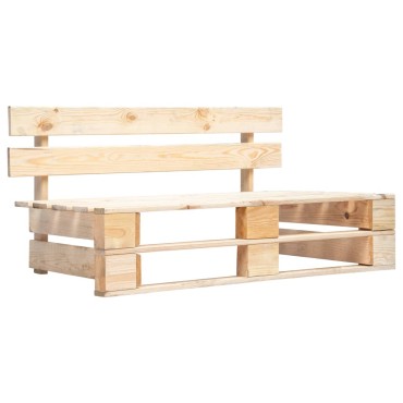 vidaXL Παγκάκι Κήπου από Παλέτες Ξύλινο 110x65x55cm 1 τεμ.