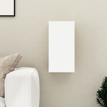 vidaXL Έπιπλο Τηλεόρασης Λευκό 30,5x30x60cm από Επεξ. Ξύλο