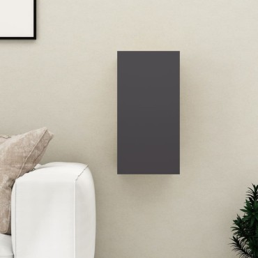 vidaXL Έπιπλο Τηλεόρασης Γκρι 30,5x30x60cm από Επεξ. Ξύλο