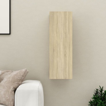 vidaXL Έπιπλο Τηλεόρασης Sonoma Δρυς 30,5x30x90cm από Επεξ. Ξύλο