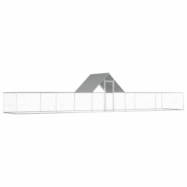 vidaXL Κοτέτσι 10 x 2 x 2 μ. από Γαλβανισμένο Χάλυβα