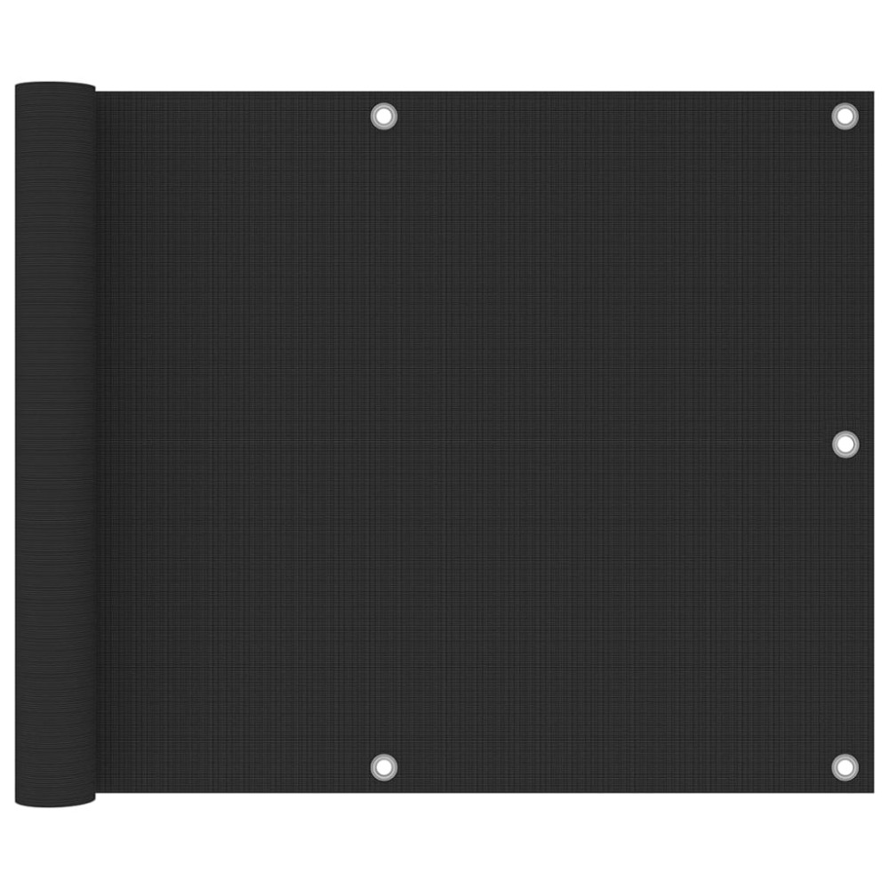 vidaXL Διαχωριστικό Βεράντας Ανθρακί 75 x 300 εκ. από HDPE